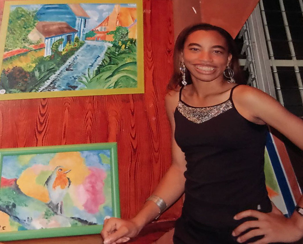 Photo of Sarisa a younger Sarisa